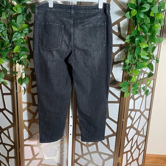 Chico's Black Embellished Cropped Jeans - Picture 3 of 7